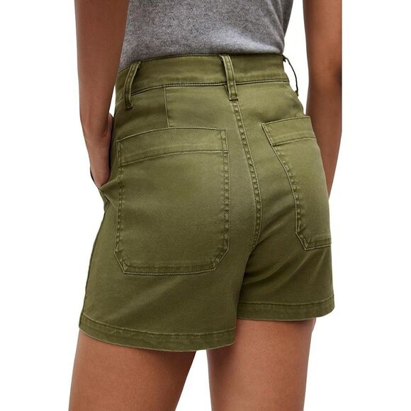 Madewell The Perfect Vintage Fatigue Desert Olive Sz XS Shorts✨ - Picture 4 of 9